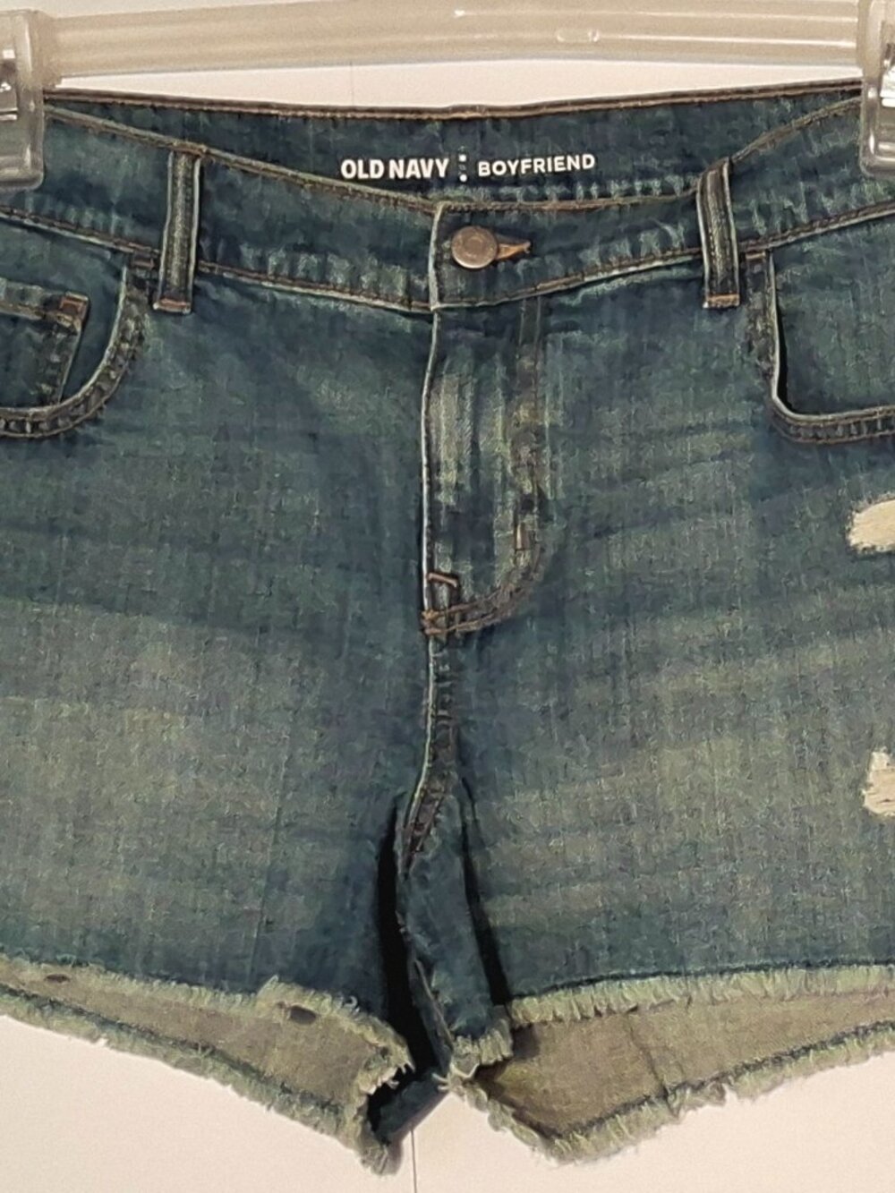 Women's Old Navy Boyfriend Medium Wash Denim Jean Shorts